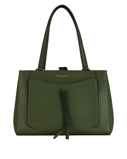 Maverick Tote, &pound;210, Handbags, Green, Leather, Front view